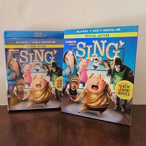 BLU-RAY/DVD Sing Special Edition w/ outter sleeve